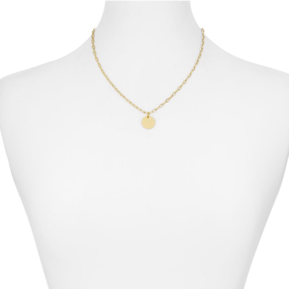 Bloomingdales Aqua gold 18” pendant necklace